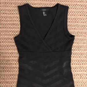 Forever21 black mini bodycon dress